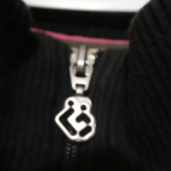 GROGGY | small | Black Sleeveless Zip-Up Sweatshirt Vest | Zip-Up Pockets - Picture 10 of 16